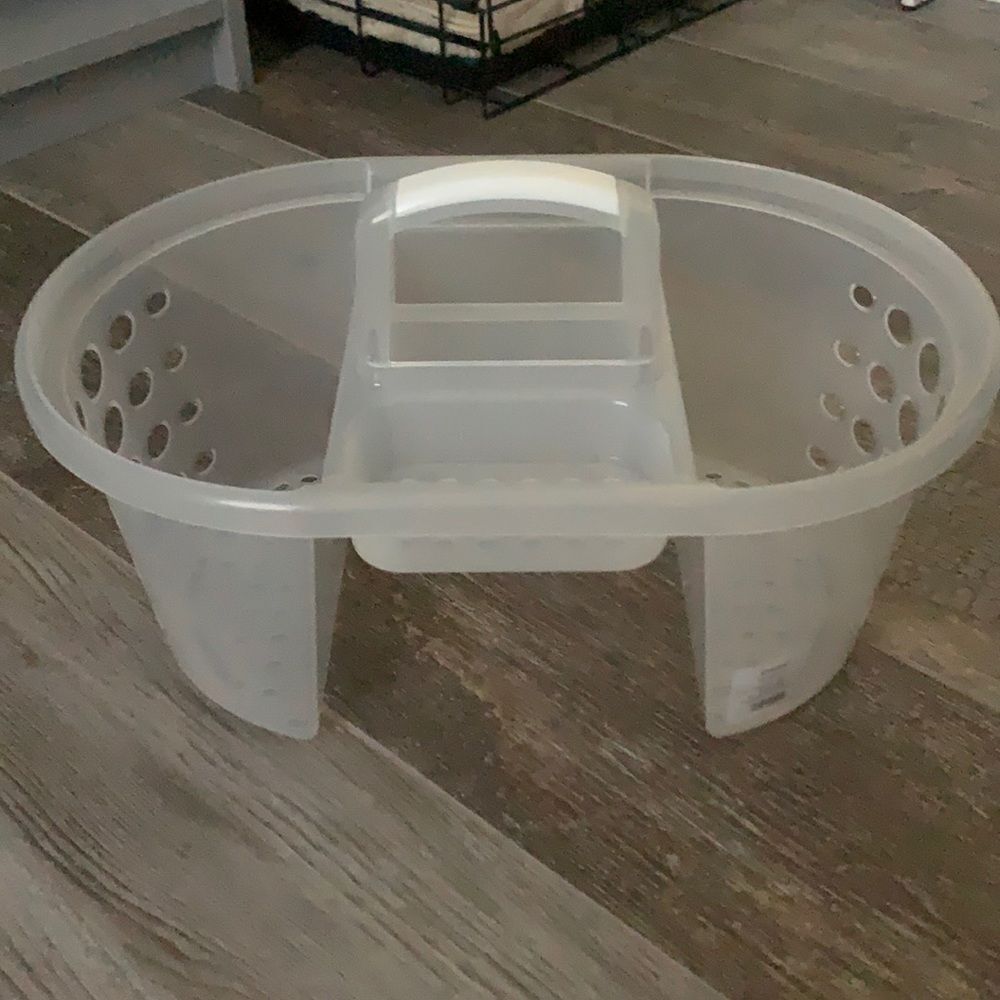 Large Clear Bath Caddy perfect for college or camp